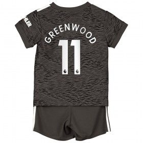 Koszulka Manchester United Greenwood 11 Dziecięcy Wyjazdowe 2020-2021 - Koszulki Piłkarskie